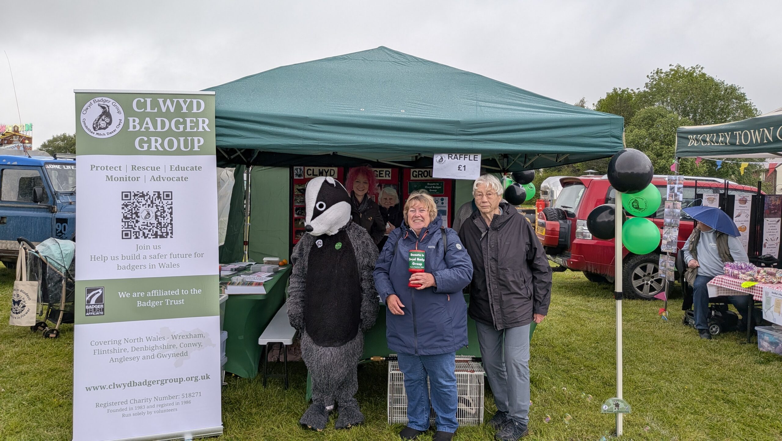 Clwyd Badger Group at Buckley Fun Day